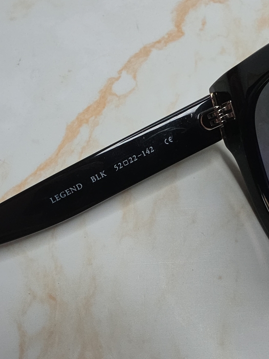 Elton John Legend Black Studded Oversized  Sunglasses main image 5
